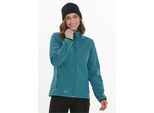 Softshelljacke WHISTLER "Covina", Damen, Gr. 46, grün (grün, grau), 94% Polyester, 6% Elasthan, unifarben, normal, hoch geschlossener Ausschnitt, Jacken Softshelljacke, mit wasser- und winddichtem Funktionsmaterial