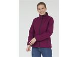 Softshelljacke WHISTLER "Covina", Damen, Gr. 42, grau (lila, anthrazit), 94% Polyester, 6% Elasthan, unifarben, normal, hoch geschlossener Ausschnitt, Jacken Softshelljacke, mit wasser- und winddichtem Funktionsmaterial