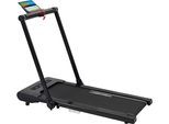 Laufband CHRISTOPEIT SPORT "Laufband Walk Run Pro 2 in 1", schwarz, Laufbänder, ohne Unterlegmatte, bis max. 12 km/h, klappbar, 120 kg max. Benutzergewicht, B:67cm H:96,5cm L:130cm