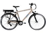 E-Bike ZÜNDAPP "Z807" Gr. 50, beige (natur), Elektrofahrräder, 50cm, 28 Zoll (71,12cm), Pedelec, Elektrofahrrad für Damen und Herren