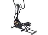 Crosstrainer-Ergometer CHRISTOPEIT SPORT "Fit Wheel Pro", schwarz (schwarz mit holzfarbener schwungradverkleidung), Crosstrainer, ohne Unterlegmatte, 120 kg max. Benutzergewicht, 32 Widerstandsstufen, B:67cm H:164cm L:155cm