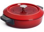 Kasserolle WOLL "Iron", rot, H:7cm Ø:28cm, Töpfe, Kasserolle, Ø 28 cm, Induktion