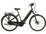 E-Bike ADORE "28" Alu Cityfahrrad CX-280 Mittelmotor 75NM / 15Ah British Green matt" Gr. 48, schwarz (grün, schwarz), Elektrofahrräder, 48cm, 28 Zoll (71,12cm), Pedelec, Elektrofahrrad für Damen und Herren