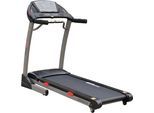 Laufband "Speed 2.5 (mit/ohne Unterlegmatte)" Gr. 1, silber (silberfarben, schwarz), MOTIVE FITNESS BY U.N.O., Laufbänder, ohne Unterlegmatte, bis max. 20 km/h, klappbar, 130 kg max. Benutzergewicht, B:78,5cm H:142cm L:183cm