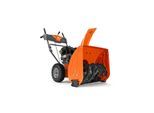 Benzin-Schneefräse HUSQVARNA "ST 124", orange, Schneefräsen, Benzin-Schneefräse, Elektrostart