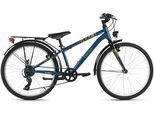 Kinderfahrrad DACAPO "24" Bobby Blau 7 Gänge RH 32 cm - Ab 8 Jahre" Gr. 32, blau, schwarz, Fahrräder, Kinder, 32cm, 24 Zoll (60,96cm) hinten: 24 Zoll (60,96cm)