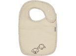 Lätzchen STERNTALER "mit Einlage Bauernhof", Baby, beige (ecru), Baumwolle, Polyester, Lätzchen