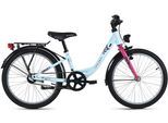 Kinderfahrrad DACAPO "20" Cindy Blau 1 Gang RH 27 cm mit Beleuchtung - Ab 6 Jahre" Gr. 27, blau, rosa, Fahrräder, Kinder, 27cm, 20 Zoll (50,80cm) hinten: 20 Zoll (50,80cm)