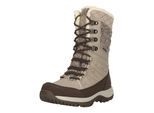 Stiefel MOLS "Bakan", Damen, Gr. 37, grau, beige, Kunstfaser, Lederimitat, Schuhe Stiefel, mit wasserdichtem Materisl