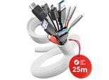 LTC CABLE TUBE 25 Weiß - 25 m