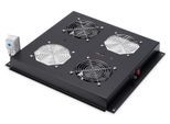 Digitus Dachlüftermodule für 19" Unique- und Dynamic Basic Schränke 2 Lüfter RAL9005 schwarz (DN-19 FAN-2-B-N)