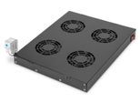 Digitus Lüftermodule für 19"-Schränke 4 Lüfter RAL9005 schwarz