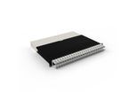 Patchbox patchbox.one Kabeleinzugssystem 8RU/STP (0,8 m) mit 24 Kassetten, Patchkabel Cat. 6a, U/FTP, PoE, Kabel weiß