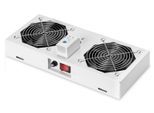 Digitus Dachlüftermodule für 19"-Wandgehäuse 2 Lüfter RAL7035 grau