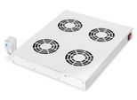 Digitus Lüftermodule für 19"-Schränke 4 Lüfter RAL7035 grau (DN-19 FAN-4-HO)