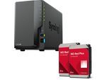 Synology DiskStation DS224+ 2 Einschübe NAS-Server Leergehäuse + 16 TB WD Red Plus SATA 3.5" HDD (2x8TB)