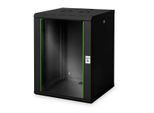 Digitus 16HE 19"-Wandgehäuse Unique Serie RAL 9005 schwarz