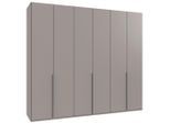 Mid.you Drehtürenschrank , Grau, Sahara , Metall , 3 Fächer , 270x236x58 cm , BQ - Bündnis für Qualität, Made in Germany, DIN EN ISO 9001 , umfangreiches Zubehör erhältlich, in verschiedenen Größen erhältlich, in verschiedenen Holzdekoren erhältlich , Schlafzimmer, Komplette Schlafzimmer und Serien, Schlafzimmerserien