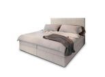 MASSENO Boxbett mit Bettkasten Pisa ¦ creme ¦ Maße (cm): B: 140 H: 98