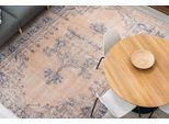 Teppich ARTE ESPINA "Vintage 8406" Gr. 4, blau, B:160cm H:9mm L:230cm, Kunstfaser, Teppiche, Teppich, Kurzflor im Vintage Design, Wohnzimmer