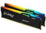Kingston FURY™ Beast RGB DDR5 Speicher 32GB 6000MT/s CL36 DIMM (2er-Kit) Schwarz EXPO