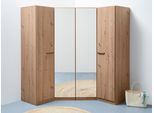 Schrank-Set RAUCH "Kleiderschrank Schrank Garderobe Wäscheschrank VANDOR", braun (eiche artisan), B:164cm H:197cm T:151cm, Holzwerkstoff, Kastenmöbel-Sets, 4-türig mit viel Stauraum, Schränke einzeln stellbar MADE IN GERMANY