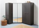 Schrank-Set RAUCH "Kleiderschrank Schrank Garderobe Wäscheschrank VANDOR", grau (graumetallic), B:164cm H:197cm T:208cm, Holzwerkstoff, Kastenmöbel-Sets, 5-türig mit viel Stauraum, Schränke einzeln stellbar MADE IN GERMANY