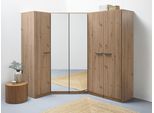 Schrank-Set RAUCH "Kleiderschrank Schrank Garderobe Wäscheschrank VANDOR", braun (eiche artisan), B:164cm H:197cm T:208cm, Holzwerkstoff, Kastenmöbel-Sets, 5-türig mit viel Stauraum, Schränke einzeln stellbar MADE IN GERMANY