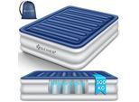 KESSER® Aufblasbare Matratze Luftbett mit eingebauter elektrischer Pumpe integrierte erhöhte aufblasbare Matratze für Übernachtungsgäste mit Aufbewahrungstasche