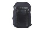 Laptoprucksack 7CLOUDS "Suno 7.1", Damen, Gr. B/H/T: 28cm x 44cm x 16cm, onesize, schwarz, Polyethylen, Tarpaulin, Rucksäcke Laptoprucksack, mit recyceltem PET