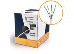 ICE Cable - Cat.5e Kabel, 350MHz, FTP, 24AWG, SBC, 305m Pulloutbox, Farbe: blau