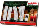 Gleise-Set MÄRKLIN "Start up - C-Gleis-Ergänzungspackung Verschneite Gleise - 20124", weiß (weiß, glitzernd), Eisenbahn-Schienensets, KinderH:1cm, Kunststoff, Metall, Made in Europe, H:1cm