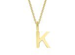 Kettenanhänger ONE ELEMENT "Buchstaben Anhänger aus 333 Gelbgold", gold, Schmuckanhänger, Damen, Buchstabe K, A, Gelbgold 333 Gold, Gelbgold 333, Gold, Kettenanhänger, Ein Schmuckstück mit Persönlichkeit – ideal zum Verschenken