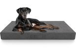 Hundematte KNUFFELWUFF "Orthopädische inkontinenz Lenie", grau, B/H/L: 60cm x 80cm, Tierbetten, Hundematte