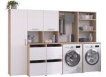 Mehrzweckschrank-Set PARISOT "Laundry 1", jackson eiche nachbildung, Kastenmöbel-Sets