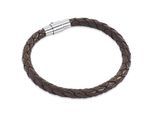 Lederarmband RAFAELA DONATA "X457" Gr. 19, braun, Armbänder, Damen, 19, Leder, Lederarmband, aus Echtleder