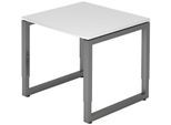 HAMMERBACHER höhenverstellbarer Schreibtisch VRS08/W/G weiß