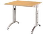 HAMMERBACHER höhenverstellbarer Schreibtisch VFS08/6/S buche