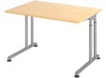 HAMMERBACHER höhenverstellbarer Schreibtisch VZS12/3/S ahorn