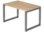 HAMMERBACHER höhenverstellbarer Schreibtisch VRS12/E/G eiche