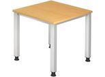 HAMMERBACHER höhenverstellbarer Schreibtisch VQS08/6/S buche