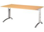 HAMMERBACHER höhenverstellbarer Schreibtisch VFS16/6/S buche