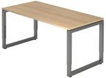 HAMMERBACHER höhenverstellbarer Schreibtisch VRS16/E/G eiche