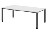 HAMMERBACHER höhenverstellbarer Schreibtisch VQS2E/W/G weiß