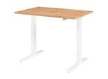 HAMMERBACHER VXMKA12/R/W elektrisch höhenverstellbarer Schreibtisch 70,0 - 120,0 cm - elektrisch asteiche / weiß
