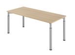 HAMMERBACHER höhenverstellbarer Schreibtisch VYS19/E/S eiche