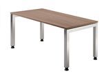 HAMMERBACHER höhenverstellbarer Schreibtisch VJS16/N/S nussbaum