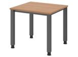 HAMMERBACHER höhenverstellbarer Schreibtisch VQS08/N/G nussbaum