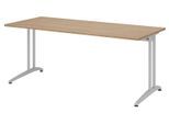 HAMMERBACHER Schreibtisch VBS19/N/S nussbaum