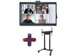NEC MultiSync WD551 Windows Collaboration Display 138,8 cm 55 Zoll inkl. Neomounts FL55-875BL1 motorischer Rollwagen